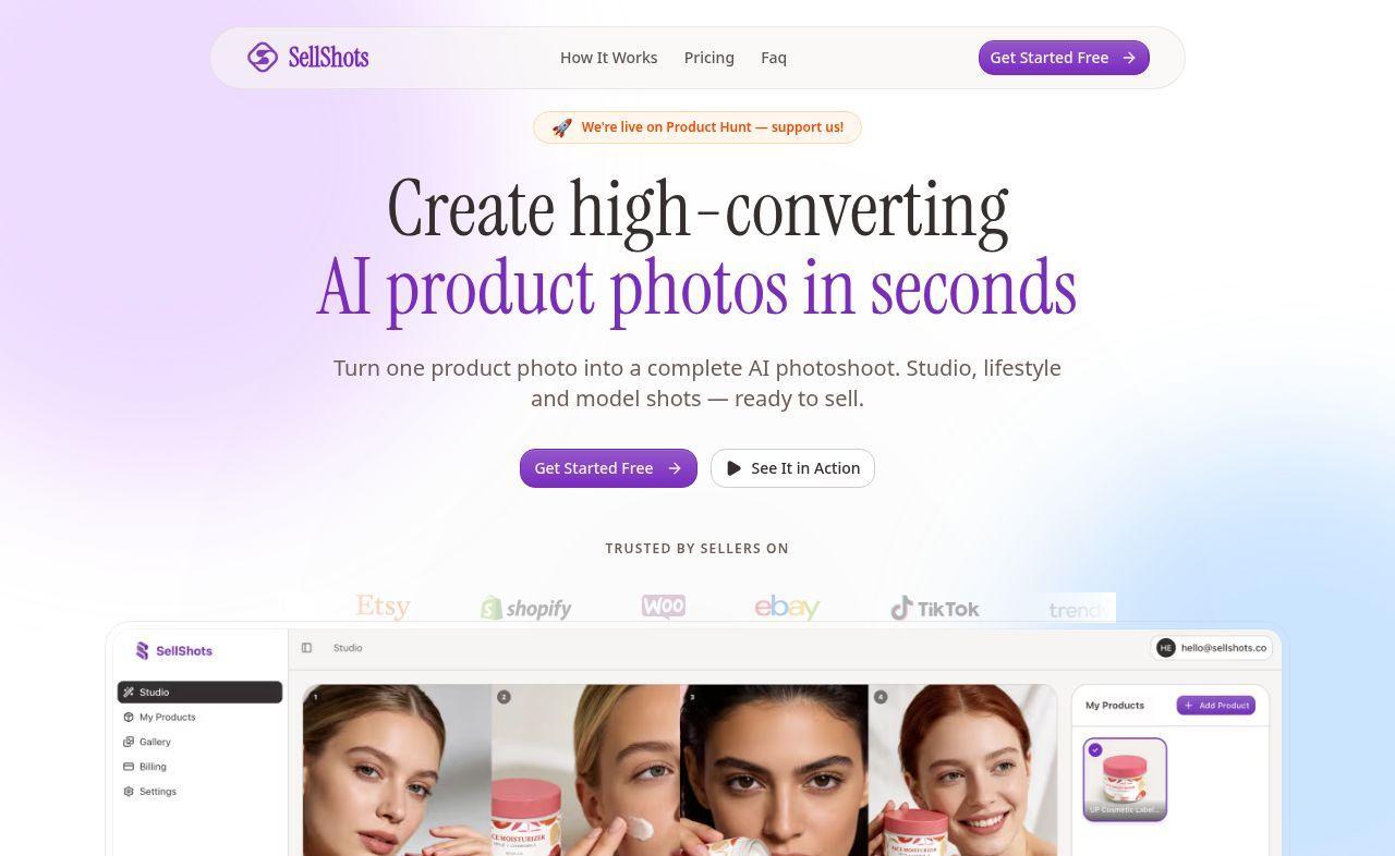 SellShots screenshot